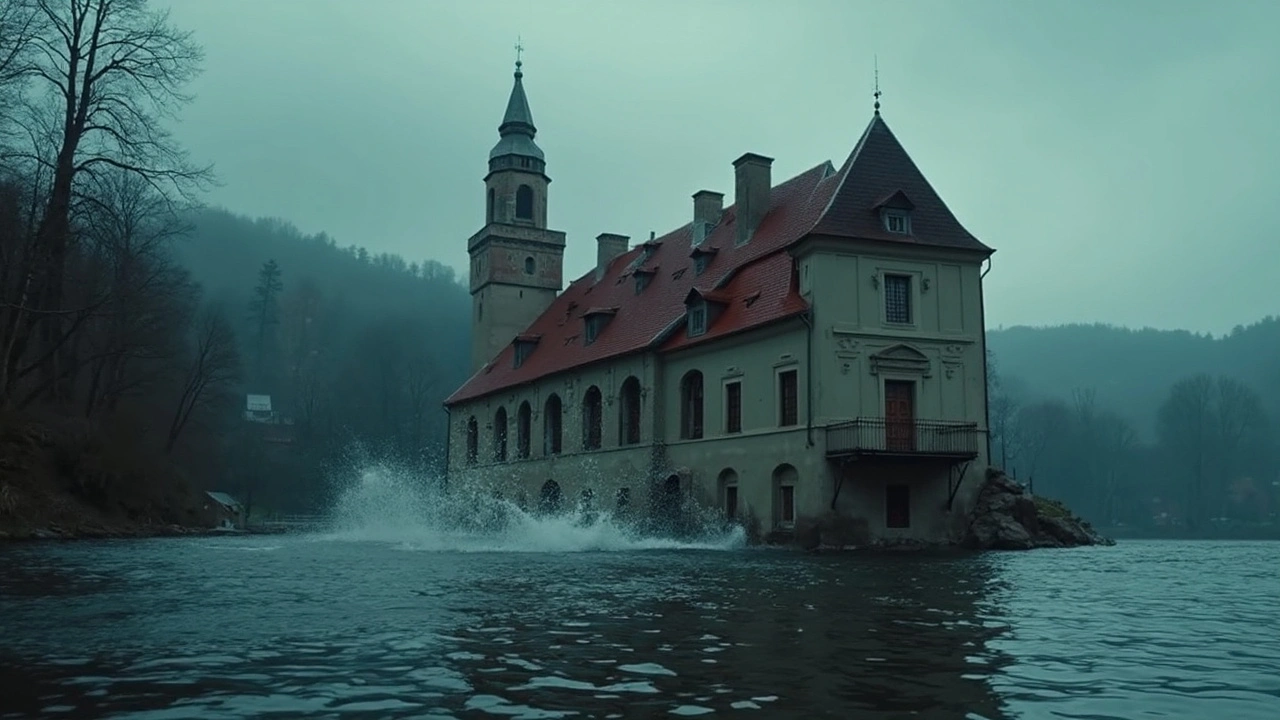 Kde najít potápějící se dům z Casino Royale?